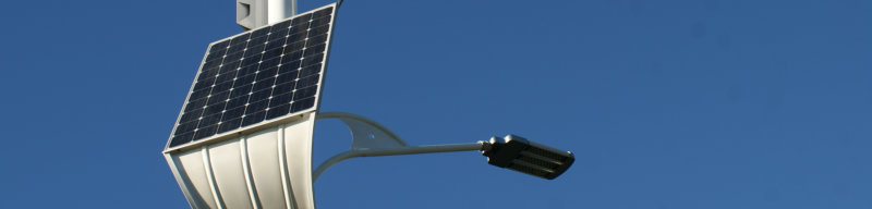 autarke LED Stra&szlig;enbeleuchtung