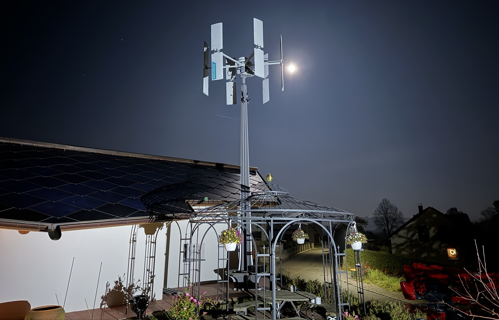 vertikale windkraftanlage